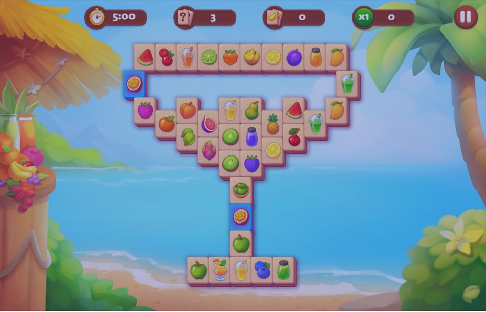 Solitaire Mahjong Juicy (Windows) By: Softgames GmbH