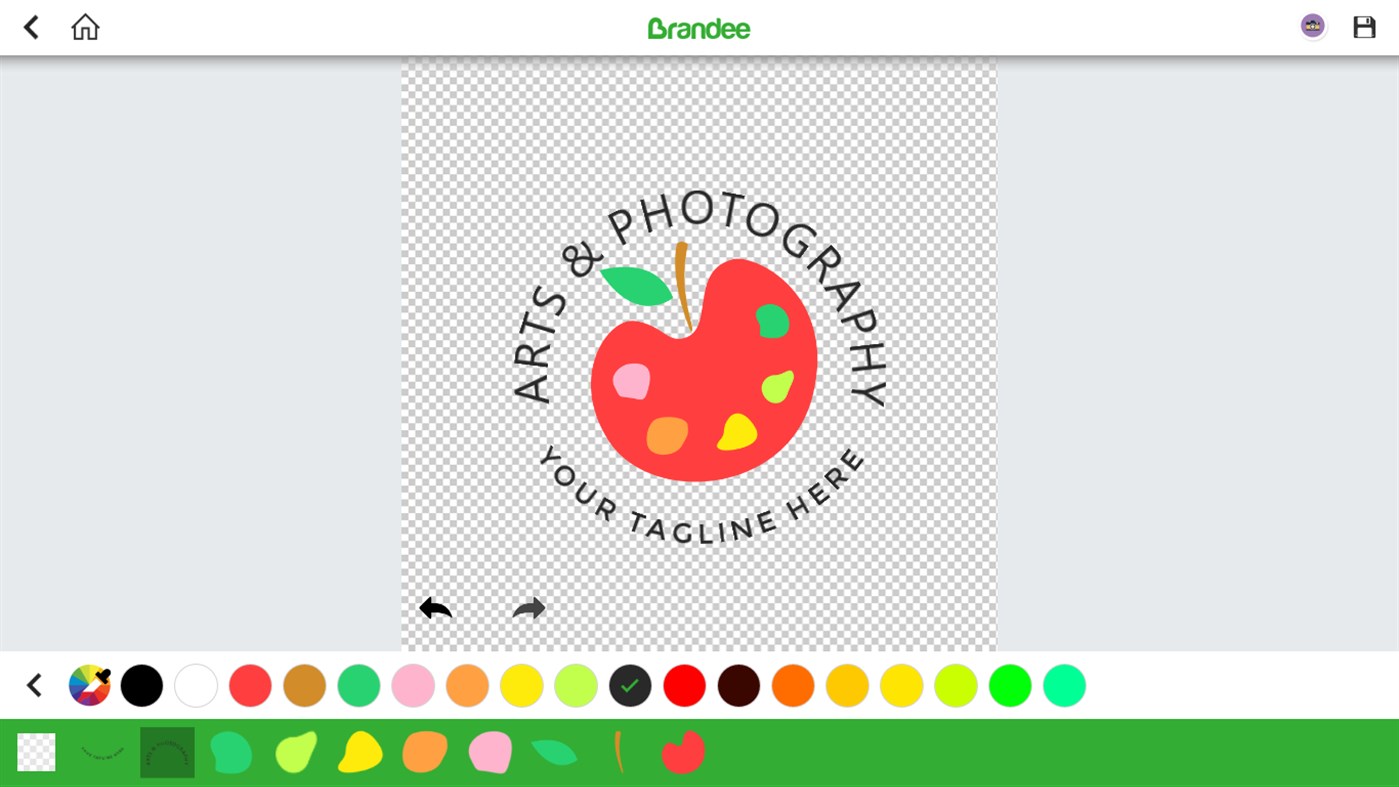 #7. Brandee - Logo Generator (Windows) 由: XLabz Technologies