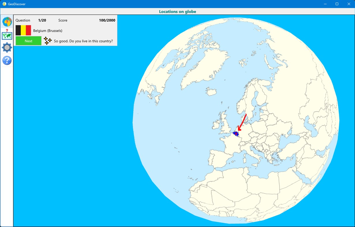 #4. GeoDiscover (Windows) By: Huybrechts Apps