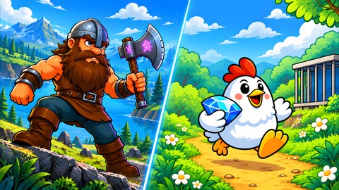Rune Axe + Chicken Rescue (Bundle)