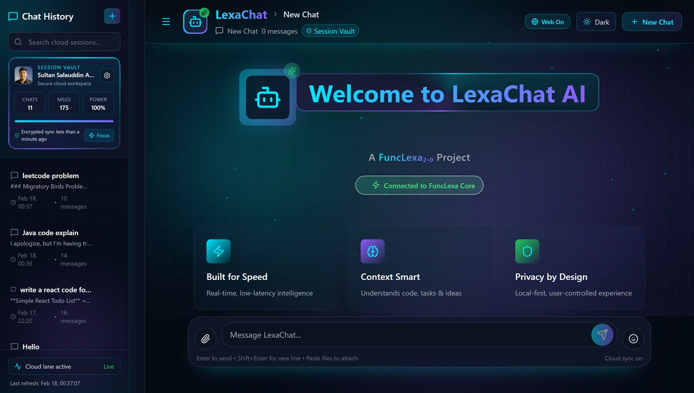#2. LexaChat (Windows) Με: FuncLexa