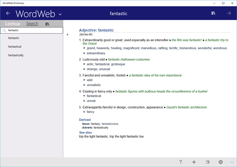 WordWeb Dictionary Screenshots 1