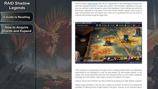 RAID Shadow Legends Guide screenshot 3