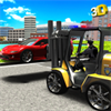 Police Forklift vs Car Traffic - Roads No Parking