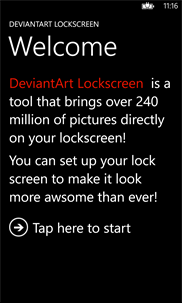 DA Lockscreen screenshot 1