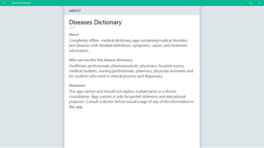 Diseases Dictionary screenshot 5