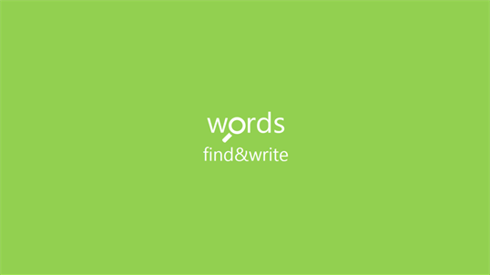 Words Find & Write screenshot 1