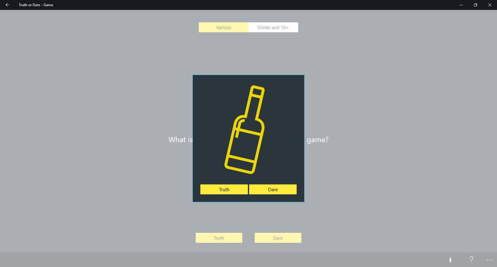 Truth or Dare - Game — Приложения Майкрософт
