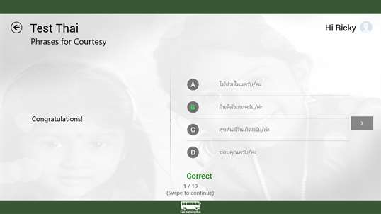 Learn Thai via videos by GoLearningBus screenshot 7