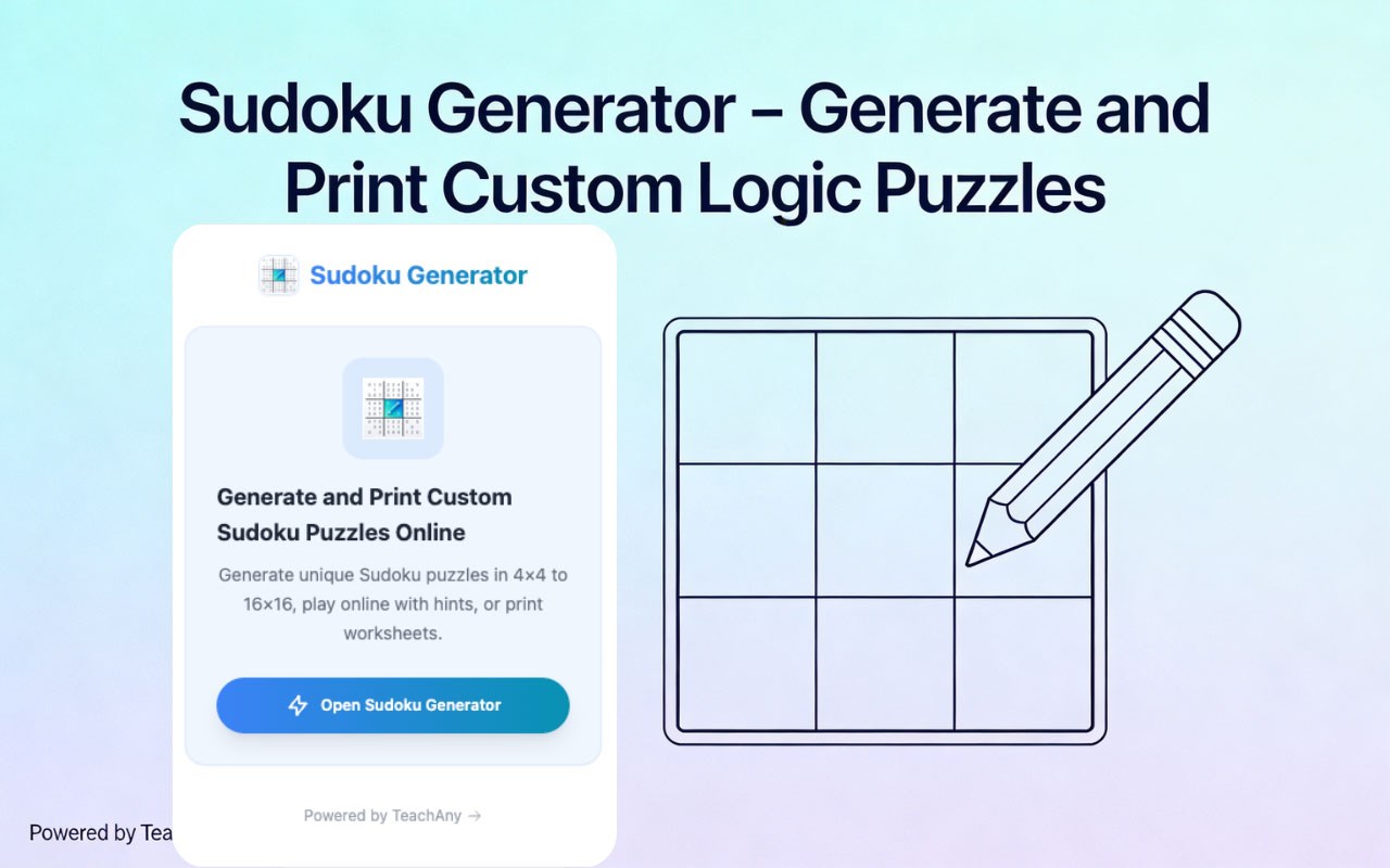 Sudoku Generator