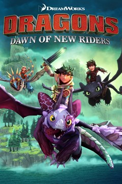 Cover poster for DreamWorks Dragons Dawn of New Riders