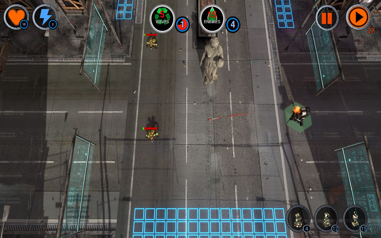 #4. Cyborgs Attack (Windows) Podle: JBWGAMES LLC