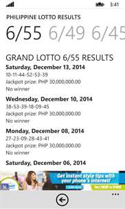 Philippine Lotto Result screenshot 6
