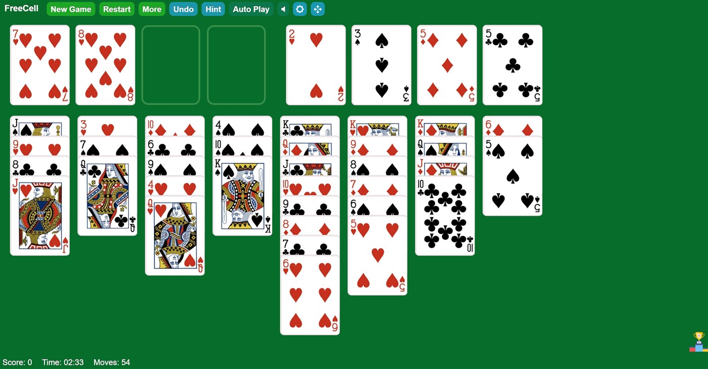 #2. Freecell Solitairen Game (Windows) 由: Solitairen