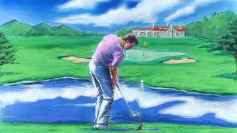 Classic Golf Game 'Top Player's Golf' ACA NeoGeo From SNK and