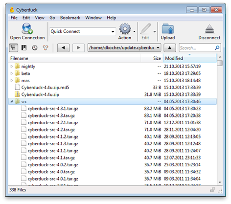 Cyberduck Screenshots 2