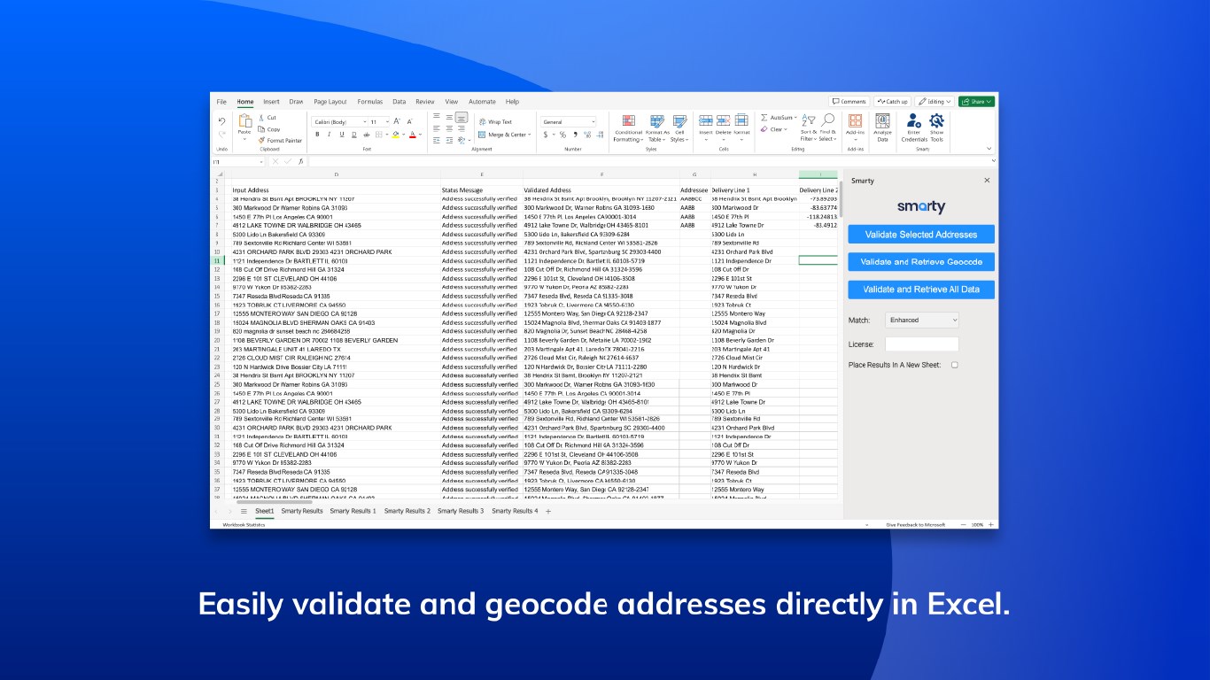 Smarty Address Verification