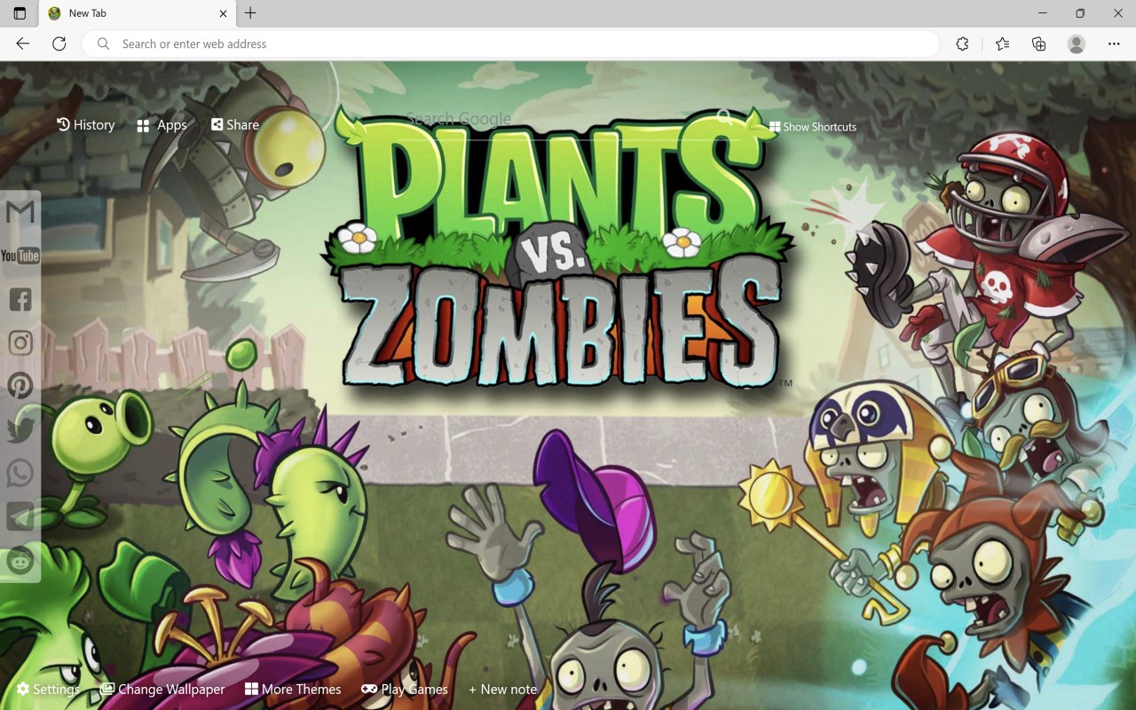 Plants Vs Zombies Wallpaper promo image