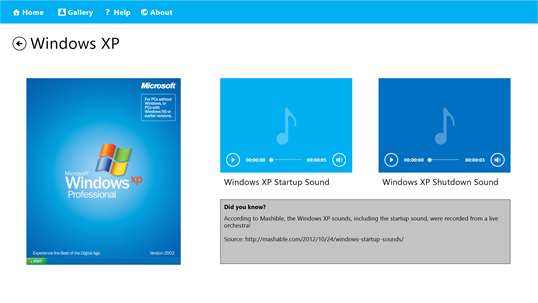 Collection of Windows Startup Sounds screenshot 2