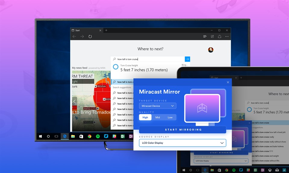 How to use Miracast for Windows 8.1 