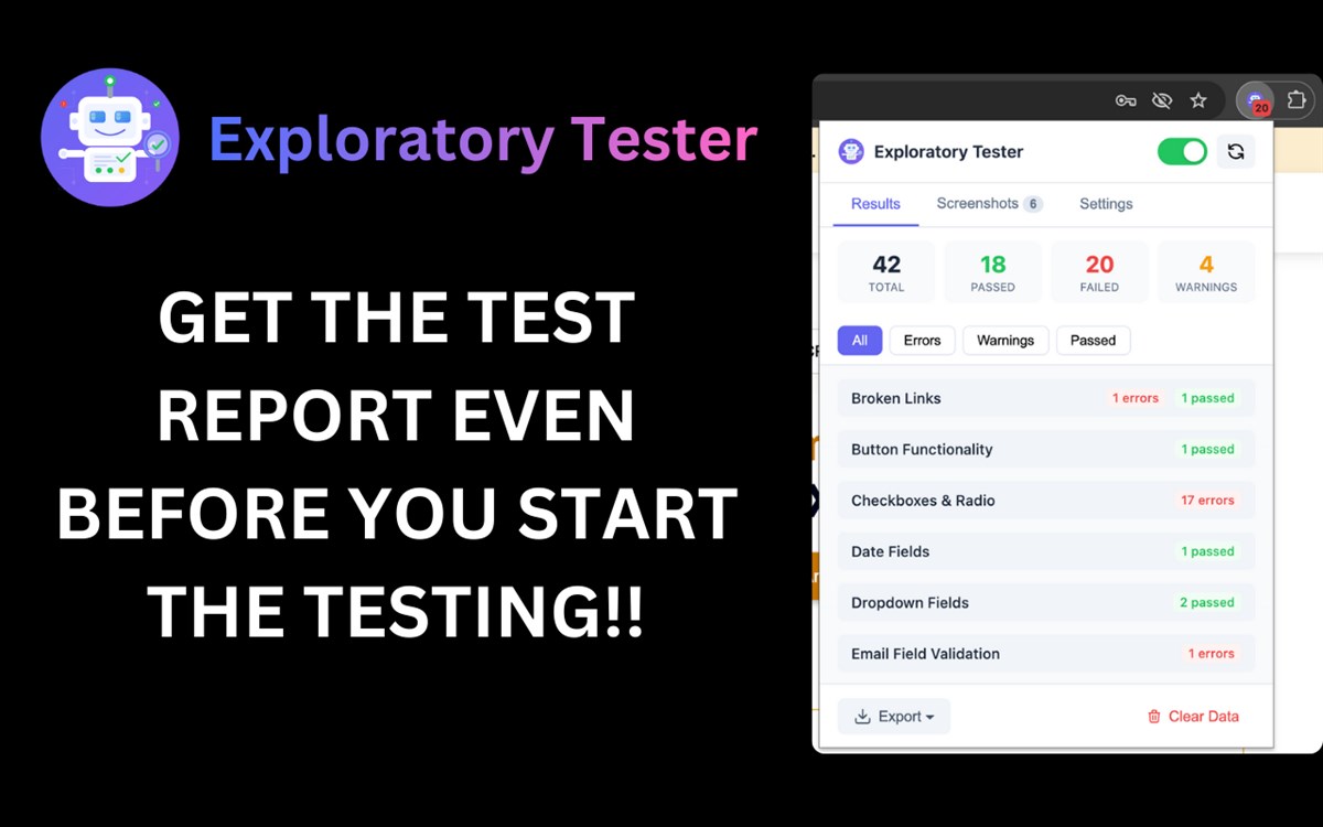 Exploratory Tester