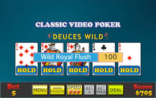 Mojo Video Poker screenshot 2