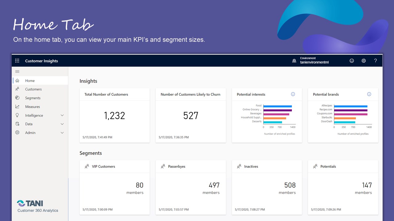 Snapshot 2 of Customer 360 Analytics