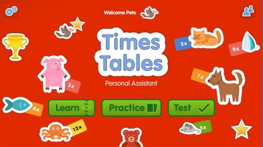 Times Tables Personal Assistant : Maths can be fun! screenshot 1