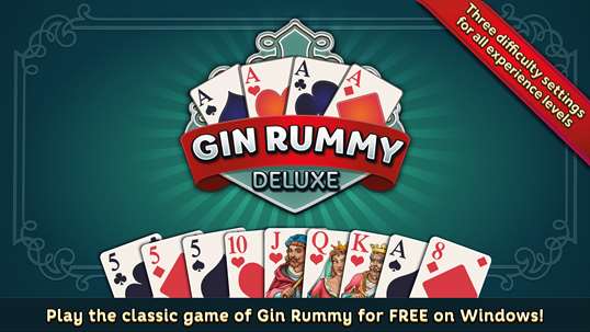 Gin Rummy Deluxe screenshot 1