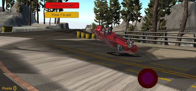 car game in the forest screenshot 2