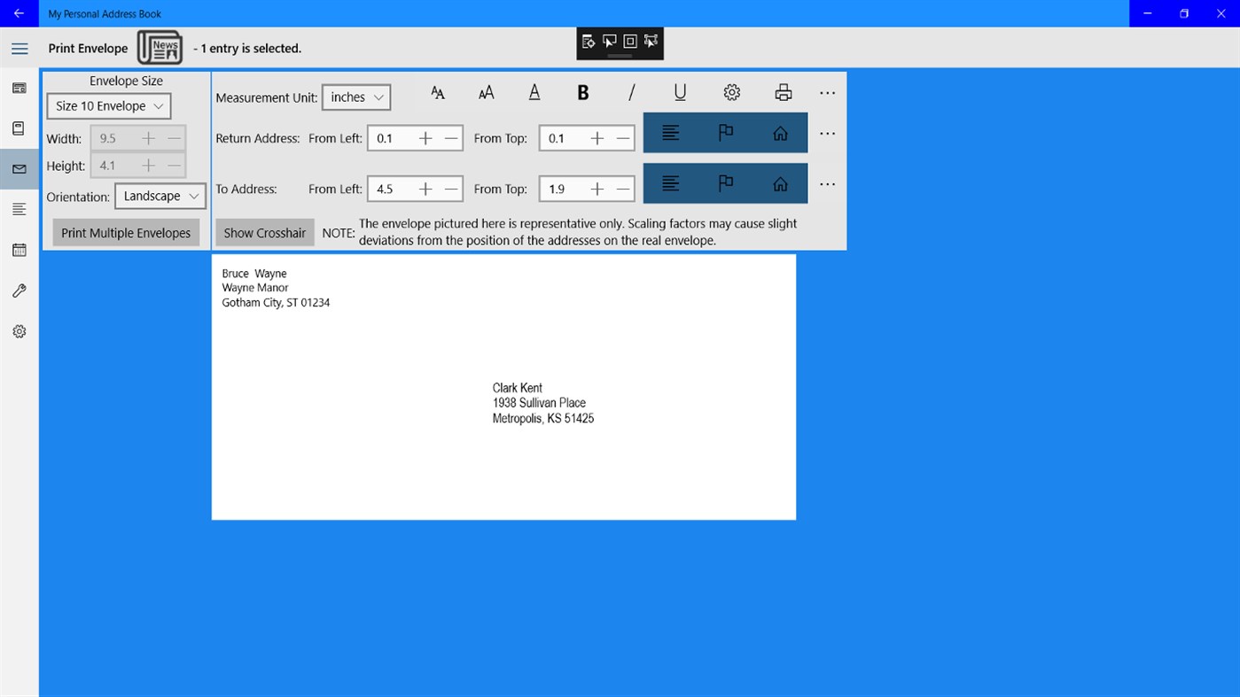 #4. My Personal Address Book (Windows) 由: Stembridge