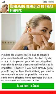 Homemade remedies to treat pimples screenshot 1