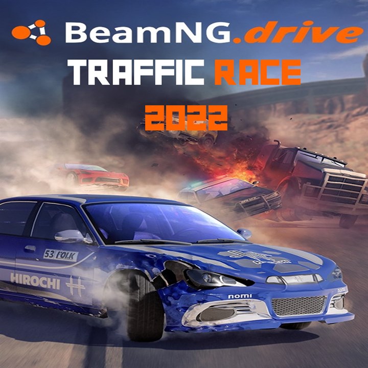 Traffic Race Beamng Drive Crash 2022