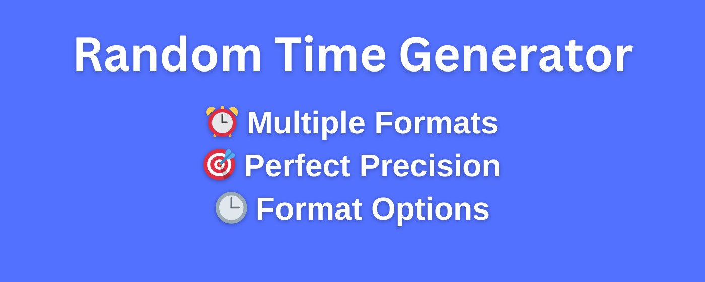 Random Time Generator