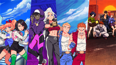 River City Girls 1、2、Zero + Double Dragon DLCバンドル