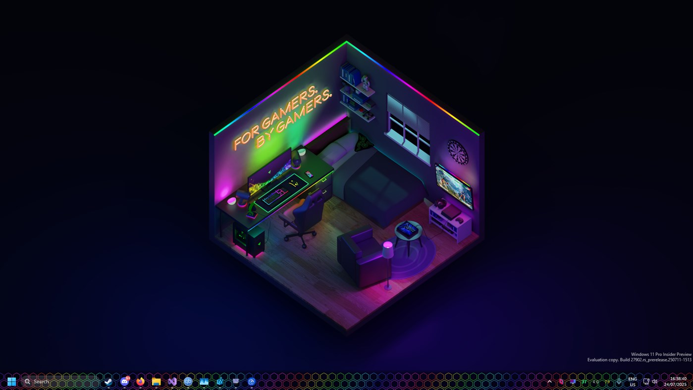 #1. RainbowTaskbar. (Windows) De: ad2017