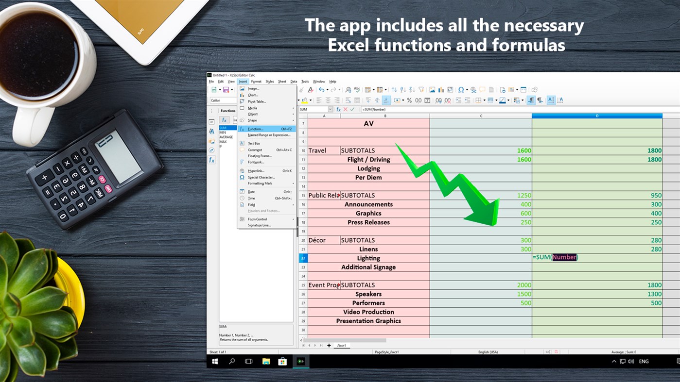 #4. XLS(x) Editor (Windows) 由: Virtual Pulse