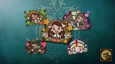 Set de stickers : Demoiselles de la Guilde