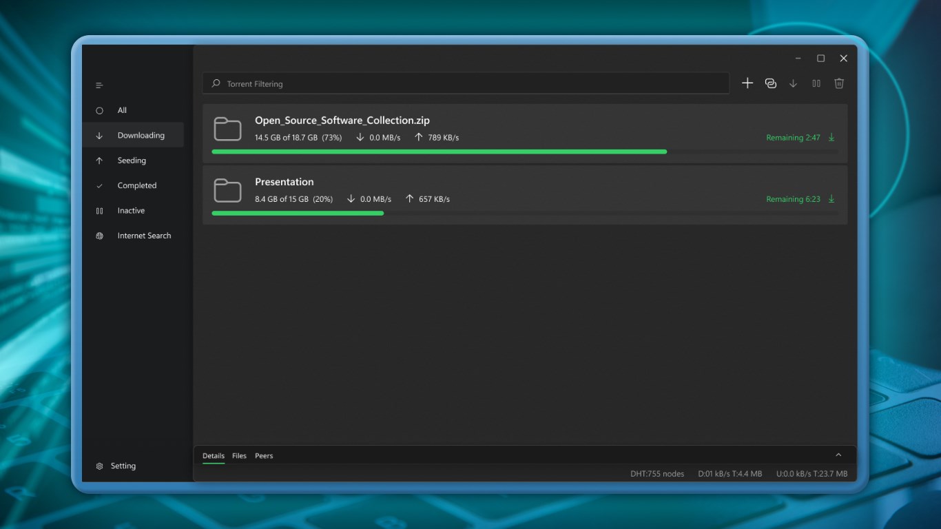 Torrent Manager screenshot