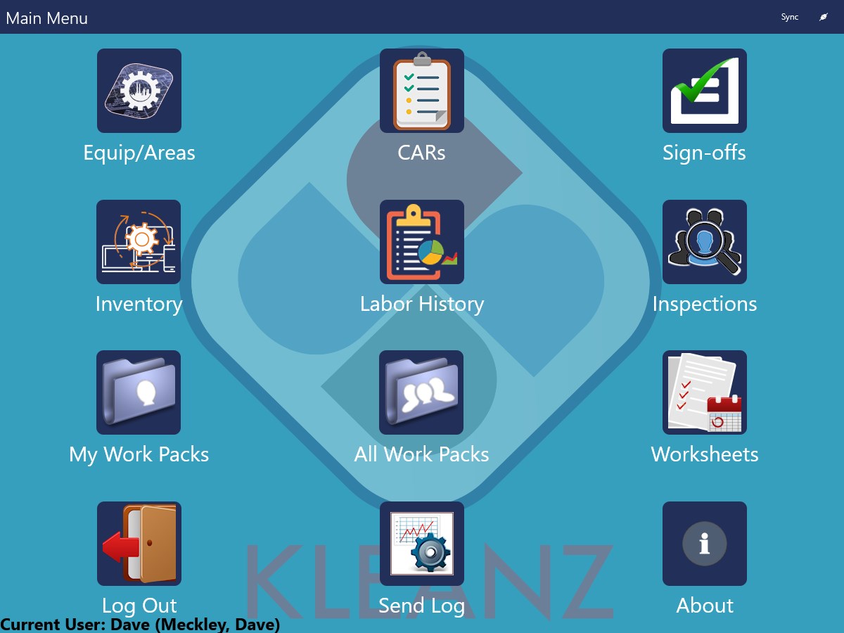 KLEANZ Mobile screenshot