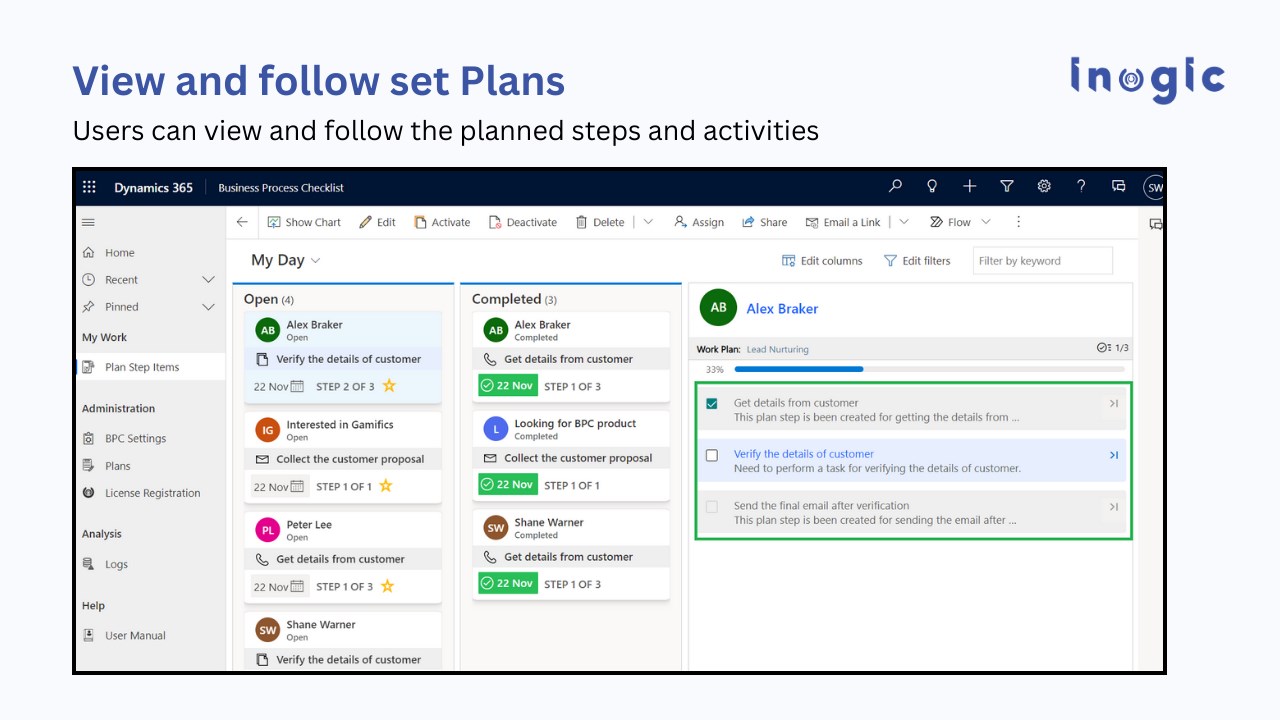 Snapshot 6 of Business Process To-do Checklist for Dynamics 365 CRM