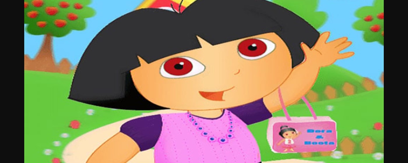 Cute Dora Dressup Game marquee promo image