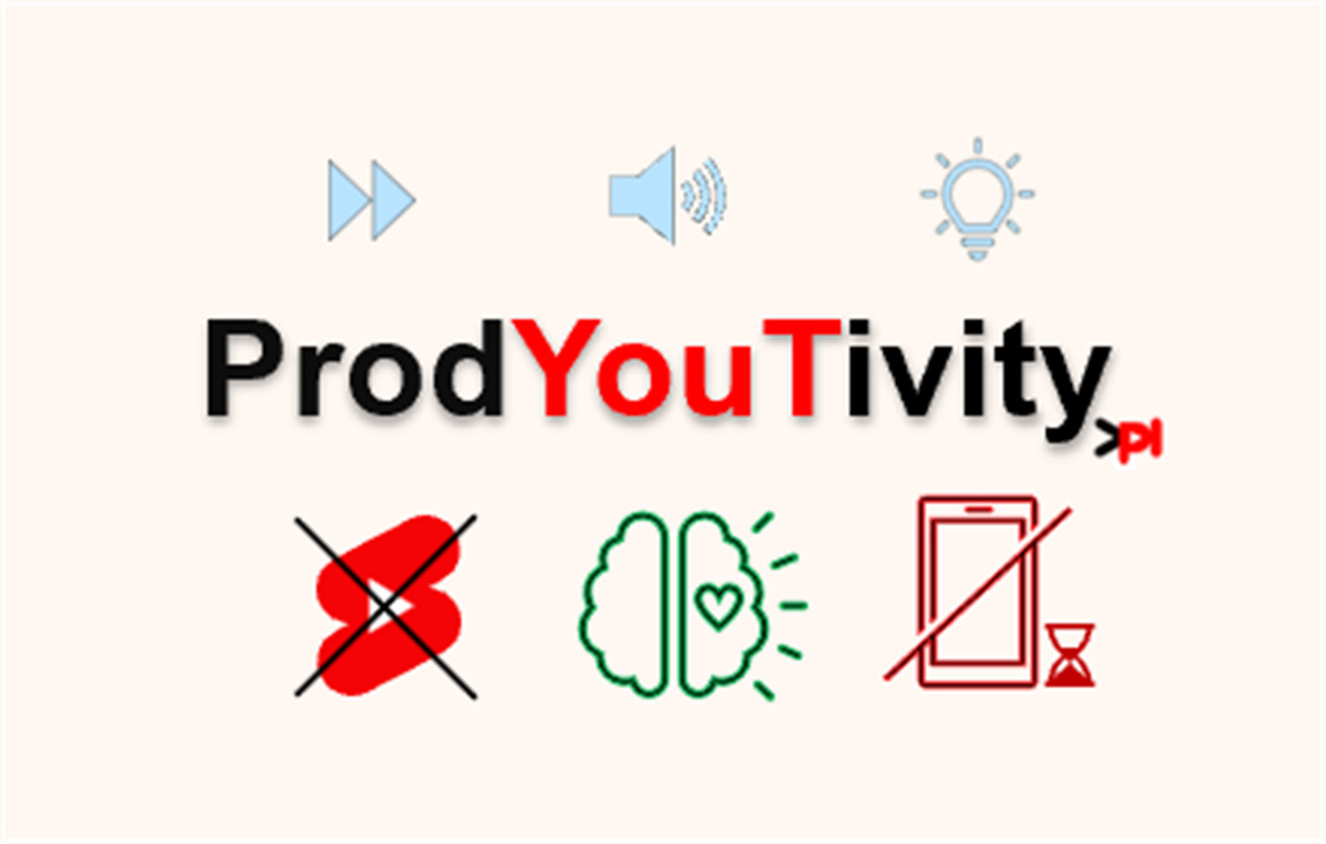 Enhance YouTube & Remove Shorts - ProdYouTivity