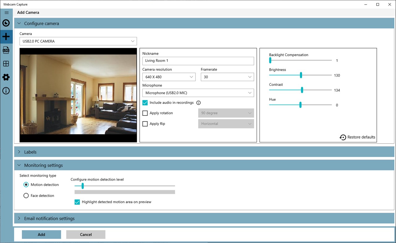 #3. Webcam Capture (Windows) 由: ZenByte Apps