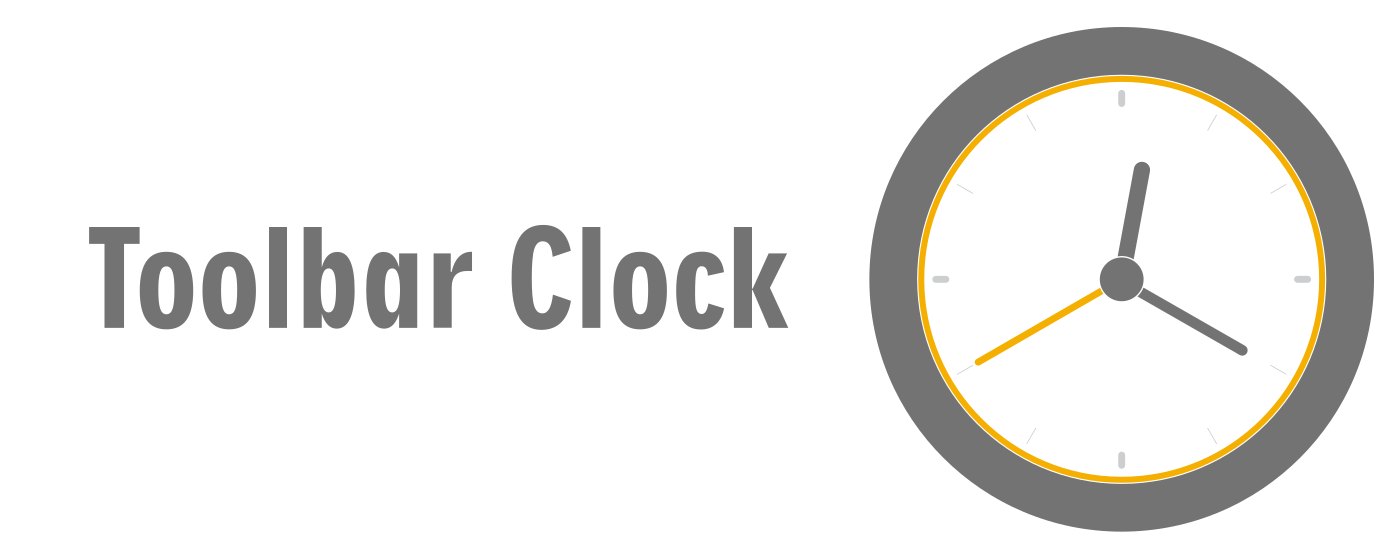 Toolbar Clock marquee promo image