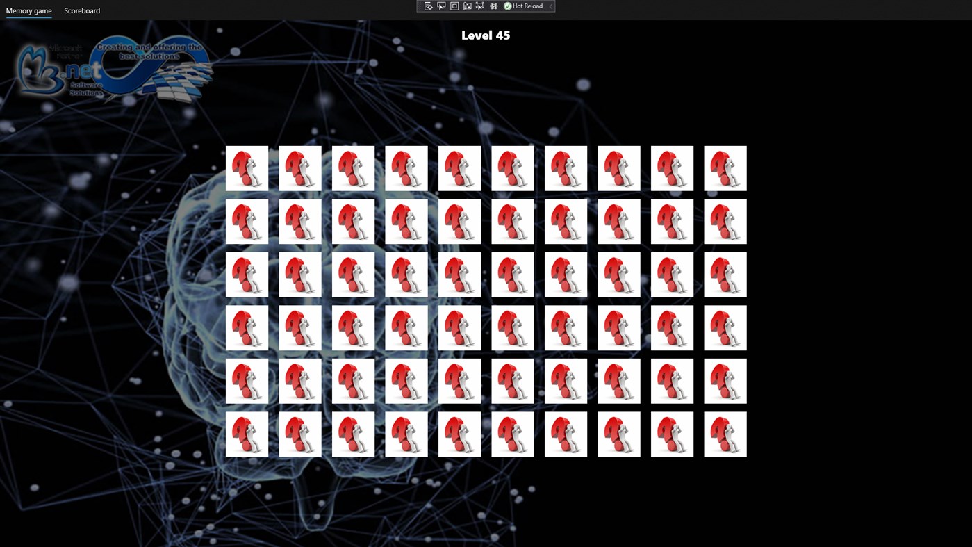 #6. Memory matching-game NoAds (Xbox) 作者: MB.NET Software Solutions
