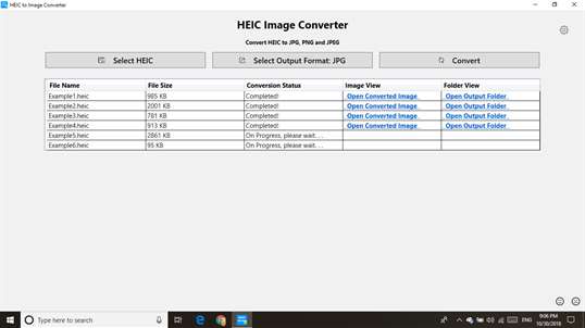 HEIC Image Converter Tool screenshot 1