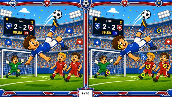 Soccer Arena Differences screenshot