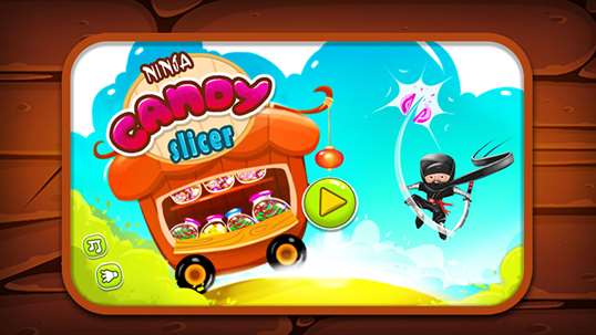 Ninja Candy Slicer screenshot 1