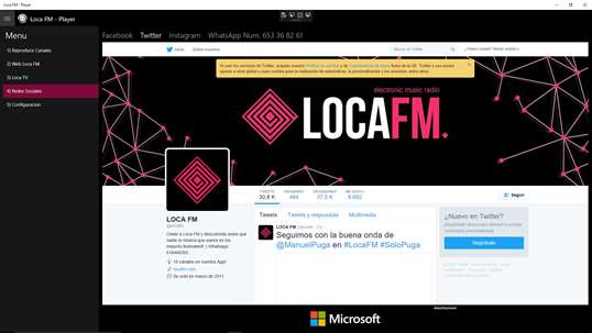 Loca FM - Player screenshot 3
